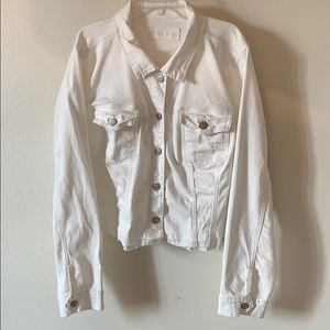 White Jean jacket